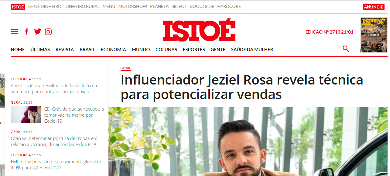 Influenciador Jeziel Rosa revela técnica para potencializar vendas